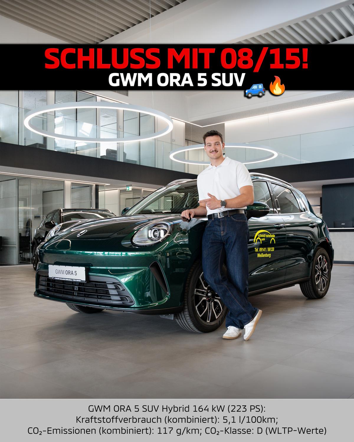 GWM ORA 5 SUV Style Trend besonders cool Genz Porsche günstig kaufen